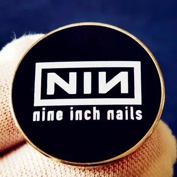 Nine Inch Nails Broška Zatiči Emajl Kovinsko Značke River Pin Broške Jeans Jakne, Modni Nakit Dodatki