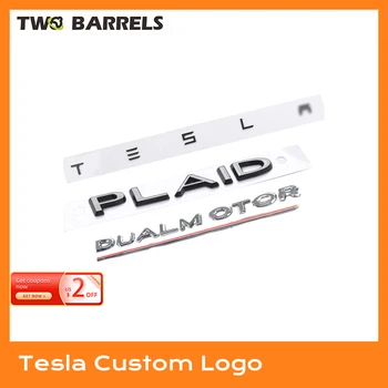 Po Meri Logo Avto Nalepke Za Tesla Model 3 Y S X Avto Styling Spredaj Zadaj Prtljažnik Logotip Avto Opremo Auto Orodja Organizatorji