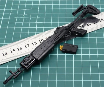 1/6. Mini-Sestavljanke M14BER Boj proti Puško, Pištolo Model Plastičnih Zbrati Orožje za 12 Inch figuric Vojak, Vojaški Gradbeni Igrača
