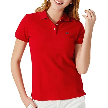 100% Bombaža Ženske Slim Golf Polo Majice Lady Priložnostne Majice Poletje Vezenje Logotip Ženska Majica Kratek Rokav Urad Vrhovi 813