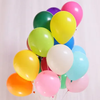 100 kozarcev 10 inch Baloni za Rojstni dan Dekoracijo Klub Balonov 25 cm belo Poročno zabavo Dobave Praznično Dodatki