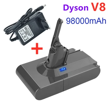 100% Nov Original DysonV8 98000mAh za 21,6 V Baterija za Dyson V8 Absolutno /Puhasto/Žival Li-ion sesalnik Baterija za ponovno polnjenje