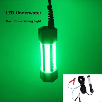 100W 12V vodoodporna LED Podvodne Luči luči Za Podvodna Noč Ribiško Ladjo Zunanja Razsvetljava Zelene Luči, Svetilke Vaba za Ribe