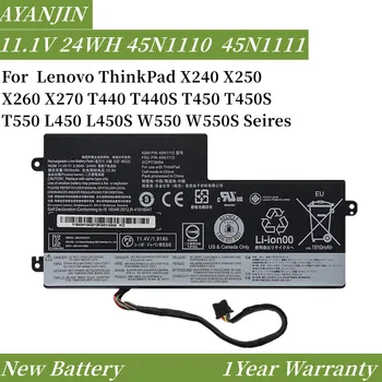 11.1 V 24WH Notranja Baterija za Lenovo ThinkPad T440 T440S T450 T450S X240 X240S X250 X260 X270 L450 45N1110 45N1111 45N1112