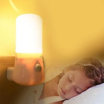 110/220V Vtičnico Hranjenje Svetlobe LED Mini Noč Svetlobe NAS Vtičnice ob Postelji Lučka za Otroke, Otroška Spalnica Dekoracijo Doma Žarnice