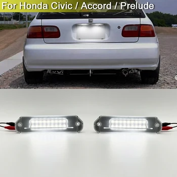 12V LED Številka Licence Ploščo Luč Za Honda Civic Gen5 NPR. EJ 1992-1995 Soglasju 1990-1993 Uvod BA8 BA9 BB1 BB2