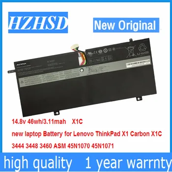 14.8 V 46Wh Novo Izvirno Laptop Baterija za Lenovo ThinkPad X1C Ogljikovih 45N1070 45N1071 3444 3448 3460