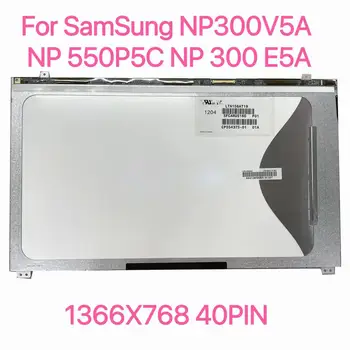 15.6 LCD Zaslon LTN156AT19 F01 001 501 801 LTN156AT18 N156BGE-L51 L52 L62 Za SAMSUNG NP300v5a NP550P5C NP300E5A 40pin LVDS