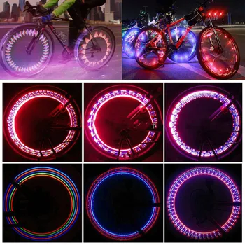 16 LED Kolo Flash Govoril Svetlobe, motorno kolo, Kolo, Pnevmatike, Pnevmatike, Kolesa, Luči na Prostem, Kolesarska Luči luči za 20 inch Kolesa, Kolesa