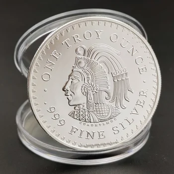 1PC 40*3 mm Mehika Kovanec za Eno Unčo 999 Fine Srebrni Kopijo Ameriki Medaljo Priložnostnih kovancev zbirateljskih