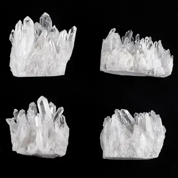 1pcs Naravnega kamna bela kristalno jasno quartz Crystal Grozdov Energije okraski Bele quartz Crystal grozdov Mineralnih Vzorec