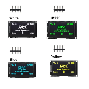 2.42 Palčni OLED Zaslon Modul 7PIN Nadzor Čip SSD1309 128x64 IIC I2C SPI serial Port (Serijska vrata Bela/modra/zelena/rumena LCD Zaslon Modul