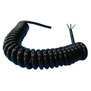 2 jedro PU pomlad spiralni kabel žice 18 AWG 3/4 jedro 17 15 13 awg napajalni kabel stretch 1 2 3 4 5 6 7 8 9 10 11 12 13 14 15 metrov