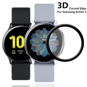 20 D Polno Zajetje Zaslon Protektorstvo Film Za Samsung Galaxy Watch Aktivna 2 40 mm 44 mm Zaščitni Varstvo HD Odporno na Praske