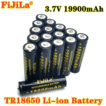 2021 100% Novih 3,7 V TR18650 19900mAh visoka zmogljivost baterije Li-ionska litij baterija za svetilko baterije