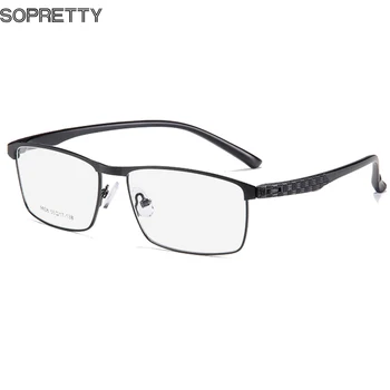 2021 Najnovejši Poslovni Moške Optična Očala Okvirji ,Kovine, Spona Recept Očala za Kratkovidnost & Recept Eyeglass HF9808