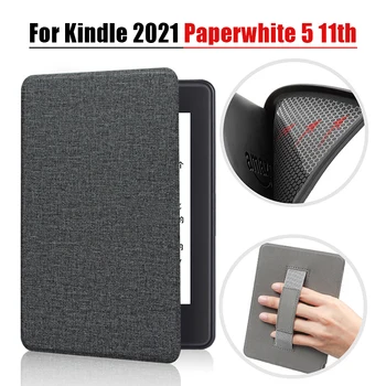 2021 TPU Smart Primeru Tkanine Za 6.8 Palčni Vse Nove Amazon Kindle Paperwhite 5 11. Generacije Silikonski ovitek Rokav z Roko Funda
