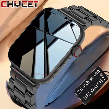 2022 NFC Pametni Pazi Za Moške, Ženske Seires 8 Brezžično Polnjenje Smartwatch Šport Bluetooth Klic Fitnes Tracker Ure PK W27 Pro