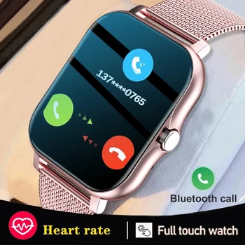 2022 Nove Pametne Gledam Ženske Bluetooth Klic Watch Fitnes Tracker Nepremočljiva Šport Pametna Ura Moda Za Ženske Moški Ženska Smartwatch