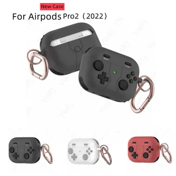 2022 Novo Airpods Pro 2 Igralno Konzolo brezžične bluetooth slušalke zaščitna torbica Mehka primeru za airpods pro 2. generacije Pokrov