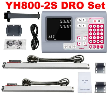 2022 YH800-2S Digitalno Odčitavanje Set/Kit merilne letve/Dajalnik/Senzor/Vladarji 2PCS 5U TTL YHSINO Dimenzije 100 do velikosti 1000 mm Hitro Ladje