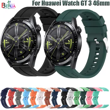 22 MM WatchStrap Za Huawei Watch GT 3 46mm Smart Manšeta Mehki Silikonski Wriststrap Za GT Tekač / GT 2 Pro WatchBand Zapestnica