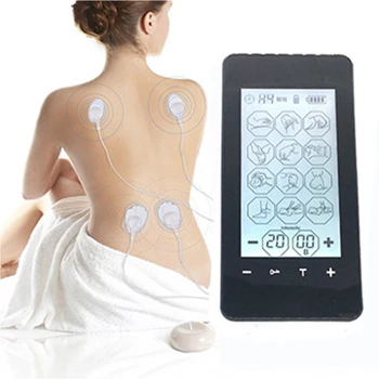 28 Načini EMS Električni Mišice Terapija Stimulator 4 Izhodni Kanal Deset Enota Pralni Fizioterapija Impulz Telo Massager KRALJESTVU Plug
