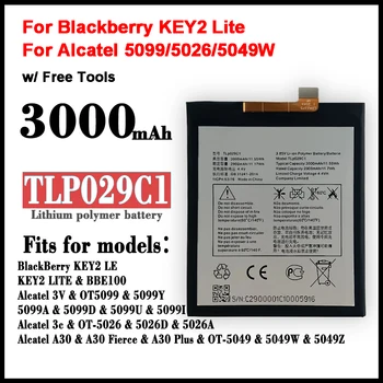 3000mAh TLp029C1 Baterija Za TCL Alcatel A30 Ostre A30 Plus OT-5049S OT-5049Z Za Blackberry Key2 LE Tipko 2 LE (ne za key2)