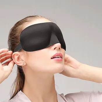3D Spalna oči masko Potovanja Ostalo Pomoč Oči Masko Kritje Obliž Paded Mehko Spalna Maska Nasumice Oči, se Sprostite Massager Lepoto Orodja