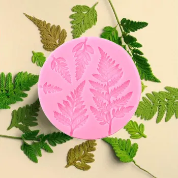 3D Vejice Listov Silikonski Torto Plesni Mimosa Listi Torta Dekoraterstvo Orodja Čokolada Fondat Cupcake Pokrivalo Plesni Kuhinja Peko Plesni