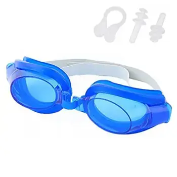 3pcs/set Nepremočljiva Anti Meglo Plavalna Očala Nastavite Unisex Uho Z Očali Plug Farsightedness Nastavljiv Uv Posnetek Z6q2