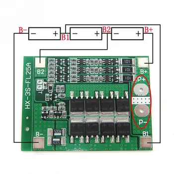 3S 30A 12 V Li-ion, Litij-18650 Baterije Pribor BMS Paketi PCB Protection Board Bilance Integrirana Vezja, Elektronski Modul