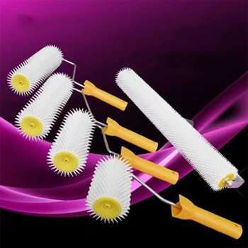 4 palčni spike roller epoksi roller tla orodja za odstranjevanje mehurčkov Zob višina: 12 mm