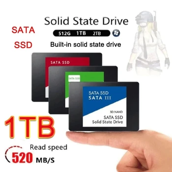 480GB SSD 500 GB 1TB SATA3 2.5 Inch ssd Trdega Diska za Visoko Hitrost M. 2 512GB SSD 2TB Notranji Trdi Disk Za Prenosni RAČUNALNIK