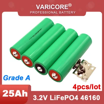 4pcs 3.2 V 25Ah baterije LiFePO4 fosfat Razred A celice za 4S 12V 24V motorno kolo, Avto, motor baterije spremembe M6 vijak