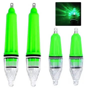 4pcs Ribolov Svetlo Zelena LED Podvodna Super Nepremočljiva Nočni Ribolov Lahka Vaba za Privabljanje Vabe in Ribe Globoko Spusti
