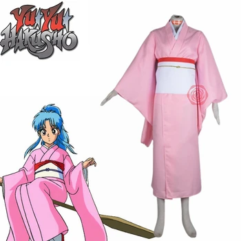 Anime Botan Cosplay YuYu Hakusho kimono +bowknot po Meri
