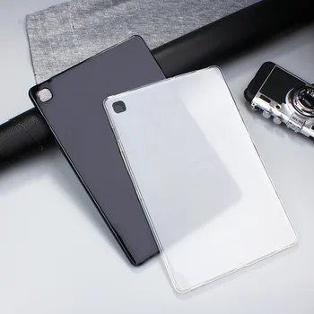 Anti-Padec Trajne TPU Zaščitni Lupini Za Samsung Galaxy Tab S5E T720 T725 10.5 palčni Tablični Mehki Silikonski Črno Bel Pokrov Primeru