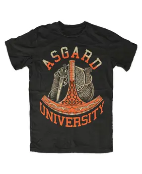 Asgard Univerza V Odin Viking Bojevniki Thor Kladivo T-Shirt. Poletje Bombaža, Kratek Rokav, O-Neck Majica Mens Novo S-3XL