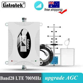 Avstralija Mobilnega Signala Ojačevalnika B28 700mhz Lintratek LTE 4G AGC Mobilni Repetitor Povečanje Vioce In Podatkov Samrt Telefon Booster
