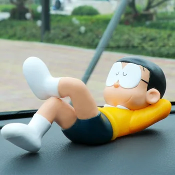 Avto Notranje Zadeve Okraski Iz Risank Anime Doraemon Nobita Nobi Spanja Figuric Model Auto Dekoracija Lutka Pribor, Igrače, Darila