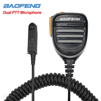 Baofeng Ročni Mikrofon Zvočnik MIKROFON za BaoFeng UV-XR Uv-9r Plus UV-9R Pro BT-3WP UV-5S Nepremočljiva Walkie Talkie
