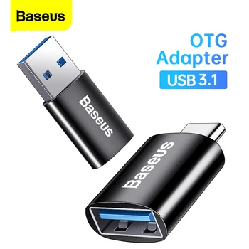 Baseus USB 3.1 OTG Tip C do USB Adapter Kabel Pretvorniki Prenos Podatkov Za Macbook Samsung Huawei USB Tip C Priključek