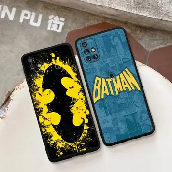 Batman Bruce Wayne Primeru Telefon Za Samsung Galaxy Note 20 Ultra 7 8 9 10 Plus, lite M31S M30S M51 M21 Mehko Pokrov
