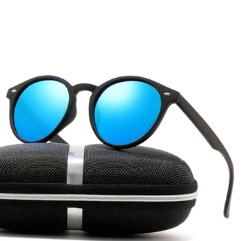 Blagovno znamko Design Polarizirana sončna Očala Moški Ženske Vožnje Sunglass, Letnik Krog Premaz sončna Očala UV400 Odtenki oculos de sol