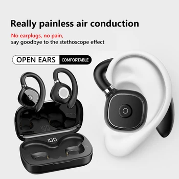 Brezžične Slušalke Nadzor Dolgo Pripravljenosti Slušalke z Mikrofonom Šport IPX5 Nepremočljiva Bluetooth, Združljiva Šport Teče Pripomoček