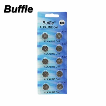 Buffle 10pcs/paket AG8 LR1120 391 SR1120 Gumb 191 LR55 Celice Kovanec Alkalna Baterija