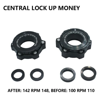 Center Lock Hub Povečanje Adapter,Center-Lock za 6-Luknjo, 15x100, da 15x110, 12x142, da 12x148,CenterLock za disk zavore