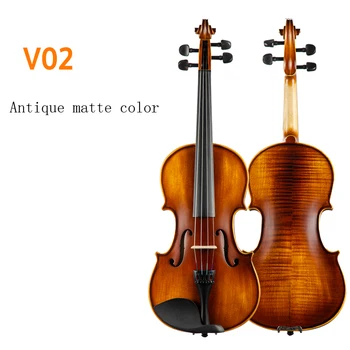 Christina Violino Ročno V02 Starinsko Javor violino 4/4 glasbeni instrument brezplačno primeru violina, lok in kolofonije