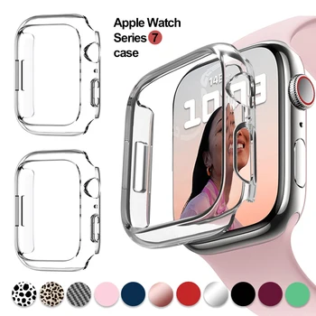 Cover za Apple Watch 45mm 41mm 44 mm 40 mm 42mm 38 mm šuko Upreti Odbijača Zaščitna torbica za iWatch SE 7 6 5 4 3 2 1